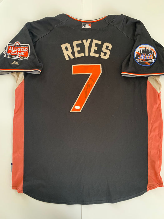Jose Reyes Autographed 2007 All Star Game Jersey (JSA)