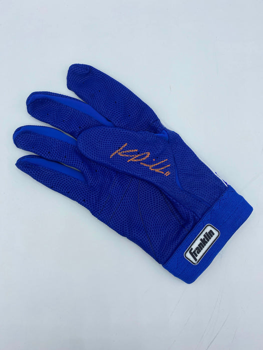 Kevin Pillar Autographed Blue Batting Glove (JSA)