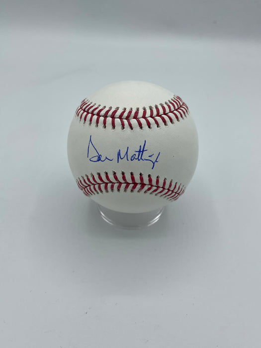 Don Mattingly Autographed Baseball (JSA)