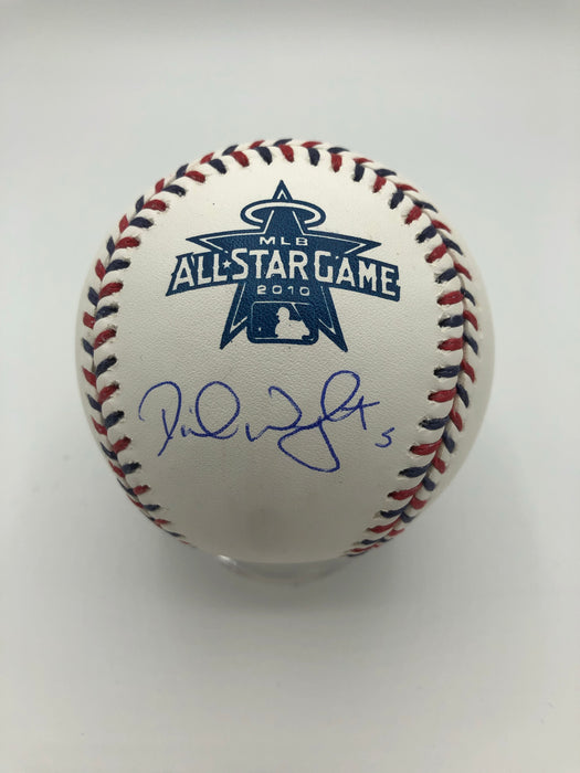 David Wright Autographed 2010 All Star Baseball (JSA)
