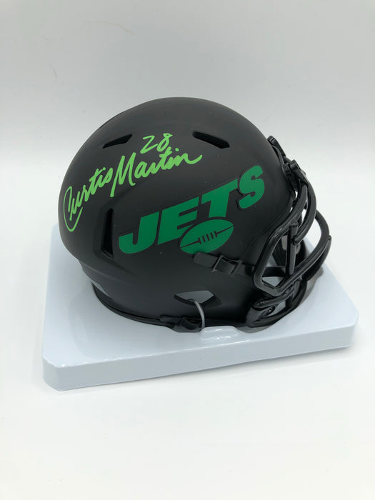Curtis Martin Autographed Eclipse Alternate Mini Helmet  (PSA)