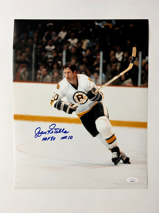 Jean Ratelle Autographed Boston Bruins 11x14 Photo (JSA)