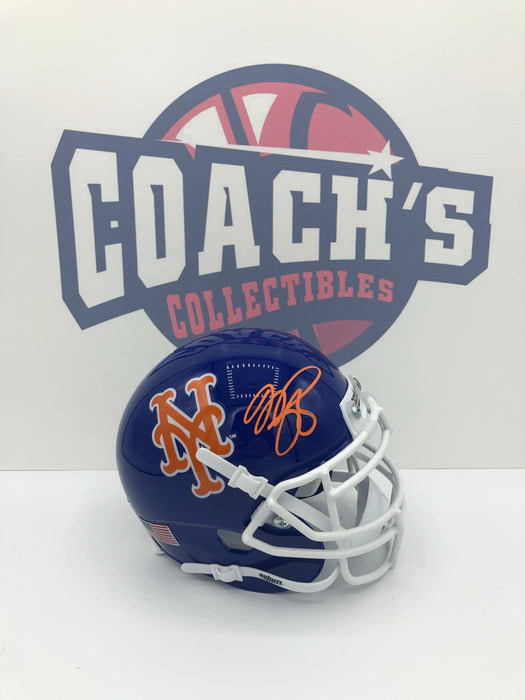 Mike Piazza Autographed NFL Style Schutt Mini Helmet (MLB/Fanatics)