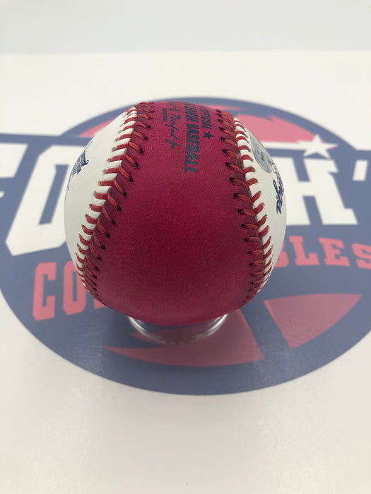 Pete Alonso Autographed Pink 2019 HR Derby Baseball (Fanatics/MLB)
