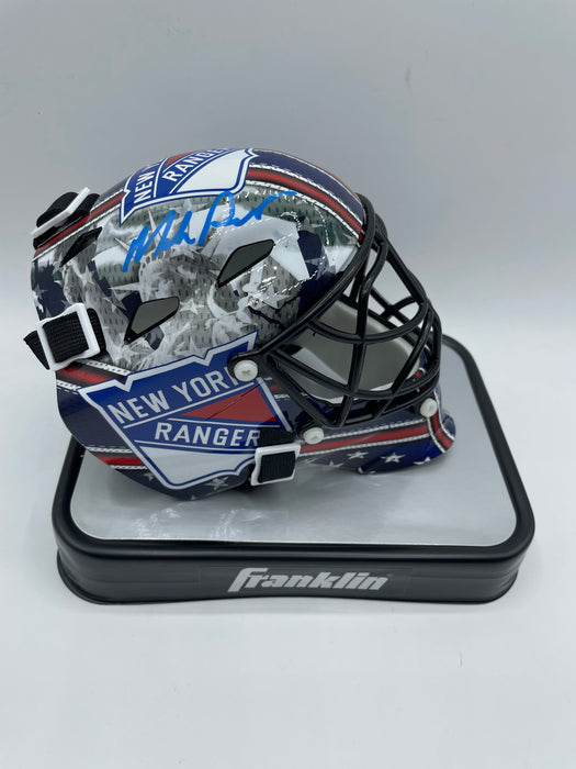 Mike Richter Autographed NY Rangers Mini Goalie Mask(Beckett)