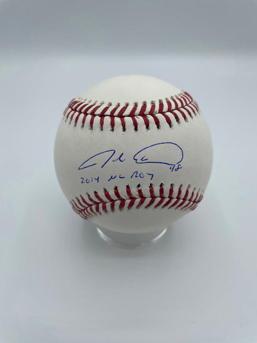 Jacob deGrom Autographed OMLB with 2014 NL ROY Inscription (Fanatics/MLB)