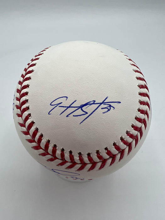 NY Mets Combined No Hitter 6 Autograph Baseball with Inscription (JSA)