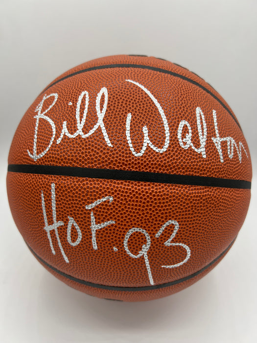 Bill Walton Autographed Wilson Basketball with HOF 93 Insr (JSA)