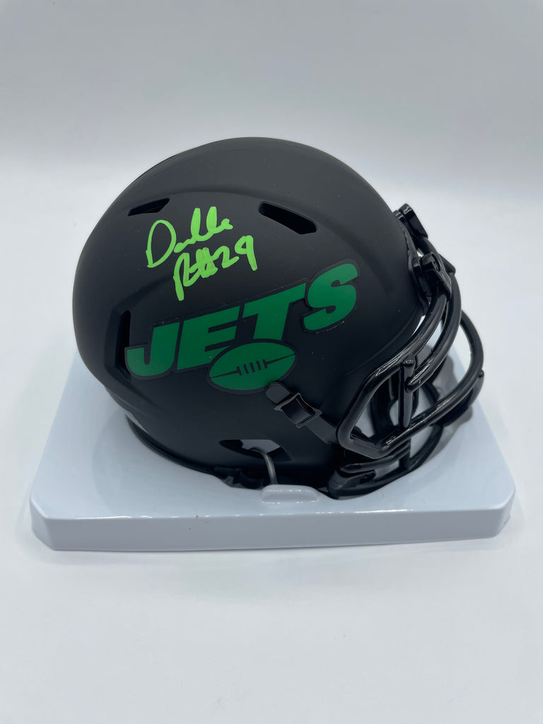 Darrelle Revis Autographed NY Jets Eclipse Mini Helmet (Beckett Darrelle Revis Autographed NY Jets Eclipse Mini Helmet (Beckett