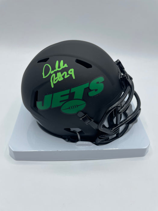 Darrelle Revis Autographed NY Jets Eclipse Mini Helmet (Beckett)
