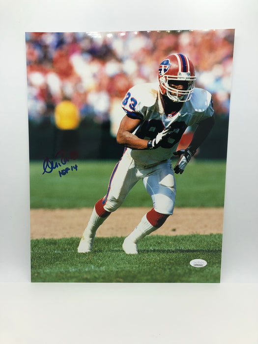 Andre Reed Autographed 11x14 Photo with HOF 14 Inscription (JSA)