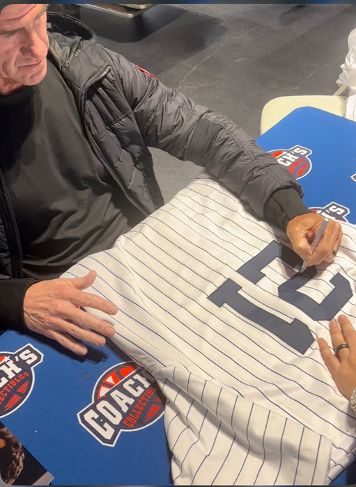 Paul O'Neill Autographed CUSTOM NY Yankees Pinstripe Jersey with Retirement Patch (Beckett)