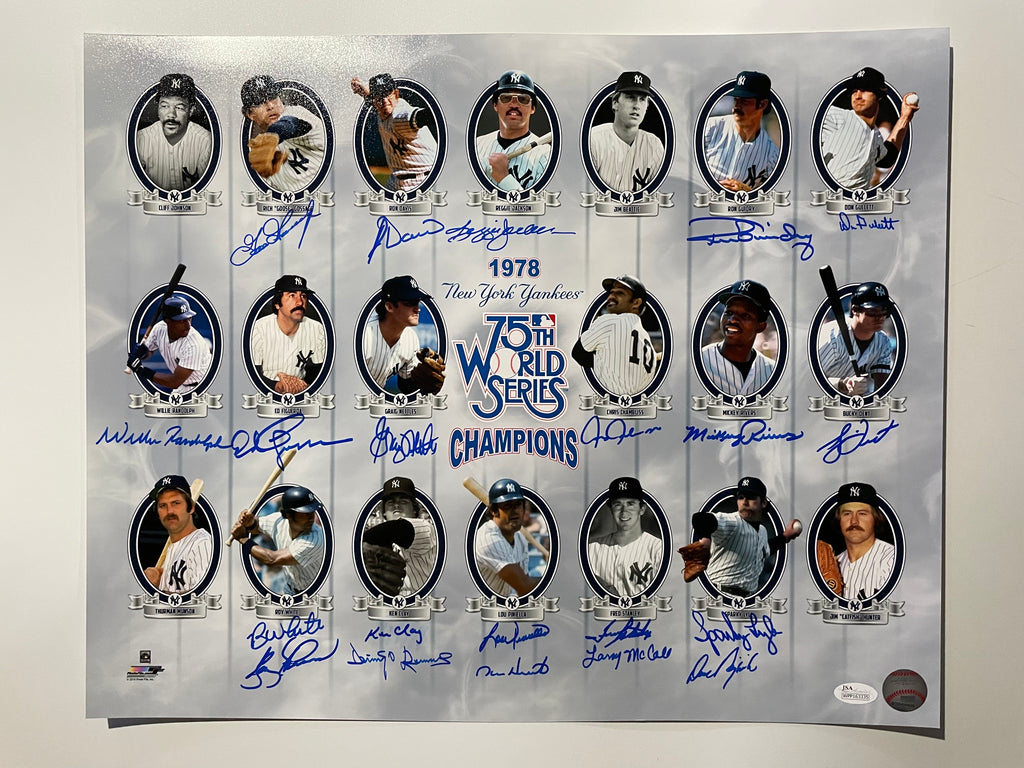 Houston Astros Autographed 2017 World Series Champions 16x20 Photo - 8  Signatures