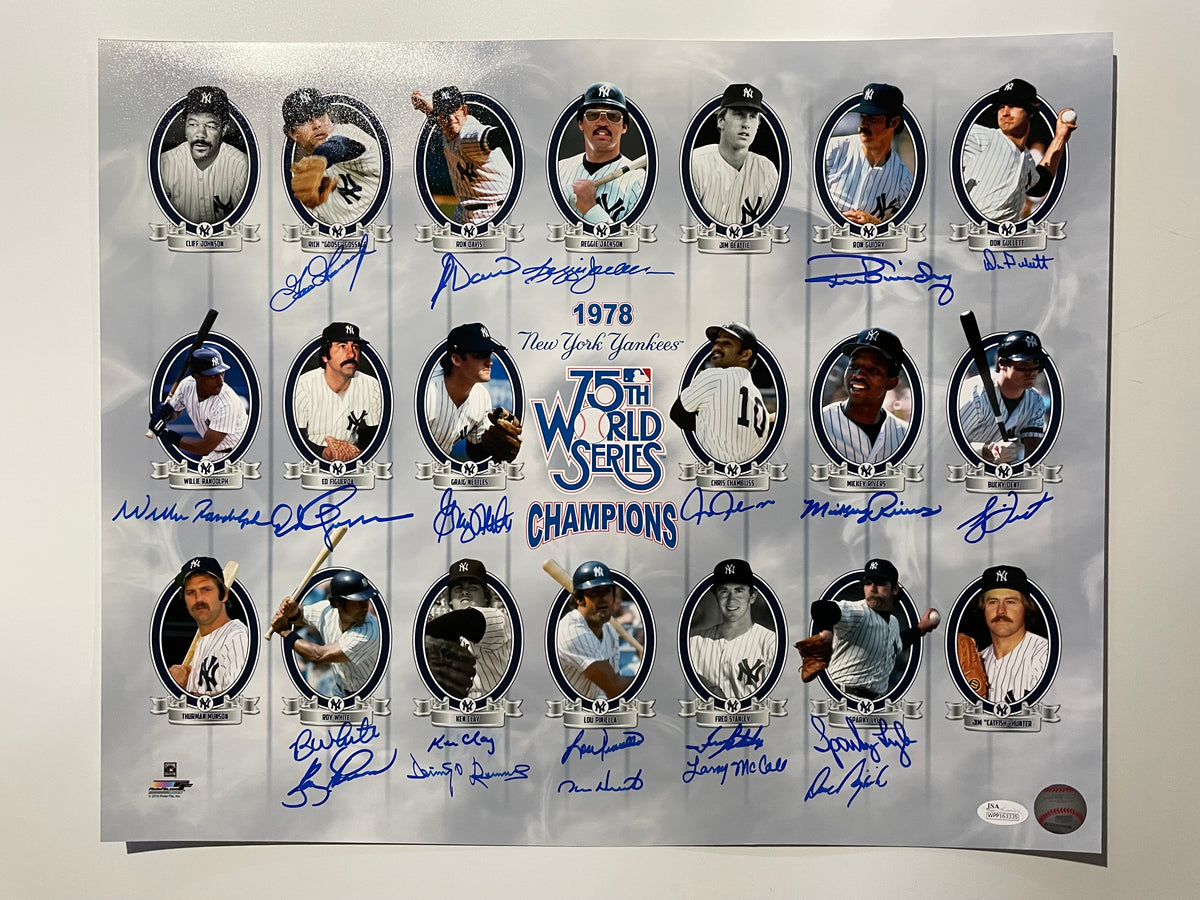Howard Johnson & Ray Knight Signed Mets 16x20 Photo Inscribed 86