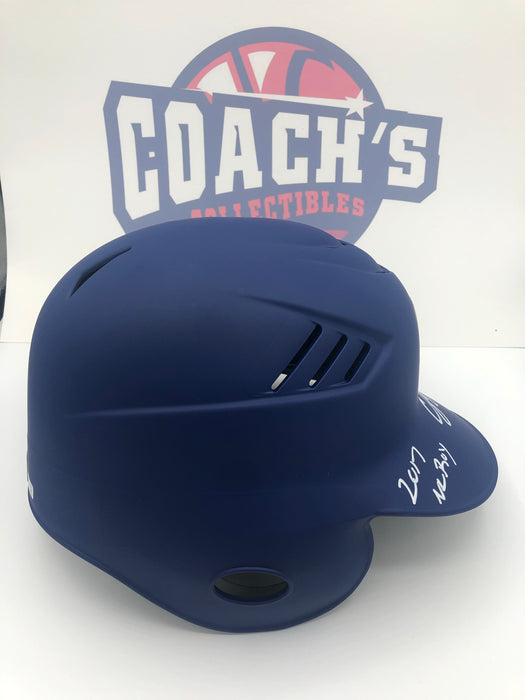 Cody Bellinger Autographed LA Dodgers Matte Finish Full Size Cool Flo Batting Helmet with Multi Inscriptions (Fanatics/MLB)