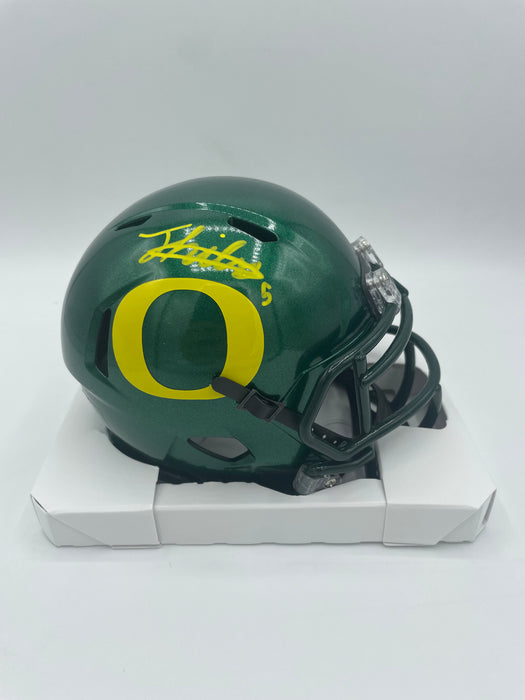 Kayvon Thibodeaux Autographed Oregon Speed Mini Helmet (Beckett)