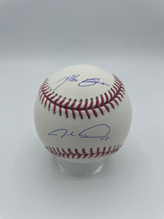 Max Scherzer & Jacob deGrom Dual Autographed OMLB (Fanatics/MLB)