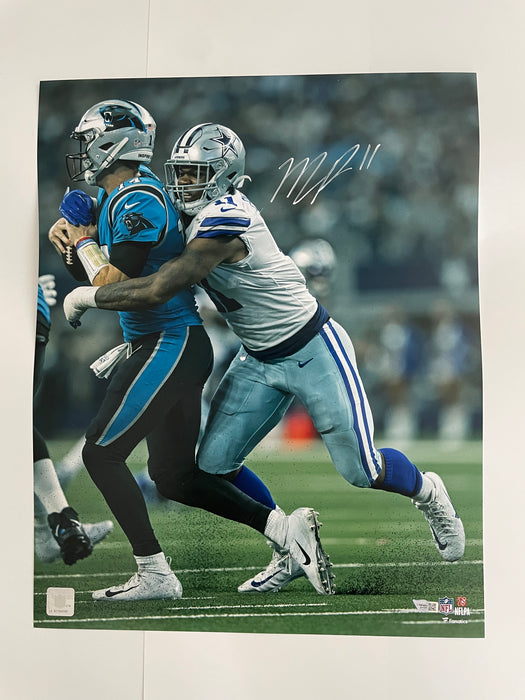 Micah Parsons Autographed Dallas Cowboys 16x20 Tackle Photo (Fanatics)