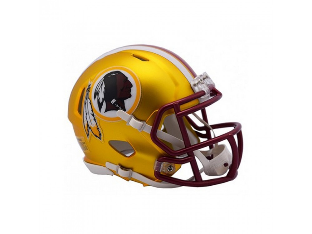 blaze revolution speed mini football helmet giants Washington Redskins UNSIGNED BLAZE Mini Helmet Brand New — Coach's Collectibles
